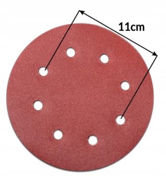 PAPIER ŚCIERNY KRĄŻEK DO SZLIFIERKI 190MM RZEP 180