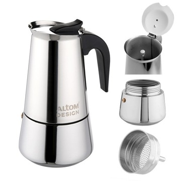 Kawiarka stalowa nierdzewna Altom Design 300 ml na 6 filiżanek