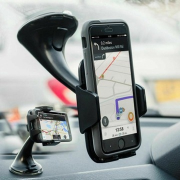 ПРОЧНЫЙ АВТОДЕРЖАТЕЛЬ ДЛЯ СМАРТФОНА, GPS, ПРИБОРНОЙ ПАНЛИ ОКНА