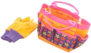 Детский набор инструментов, 6 шт., маленькая сумка-садовник.