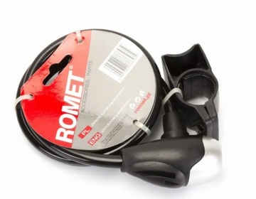 ZAPIĘCIE DO ROWERU BLOKADA ROWEROWA LINKA MOCNA ROMET KLUCZ 100CM