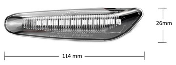 BLIKAČ LED DYNAMICKÉ PLAVACÍ E81 E82 E87 E88