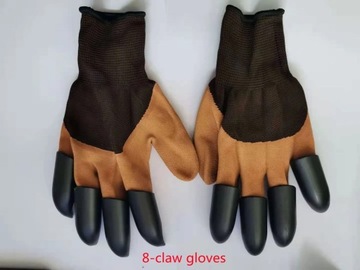 Digging gloves, gardening, dipping, labor