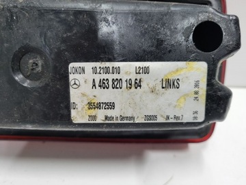 MERCEDES 463 A4638201964 SVĚTLO ZADNÍ LEVÝ EVROPA