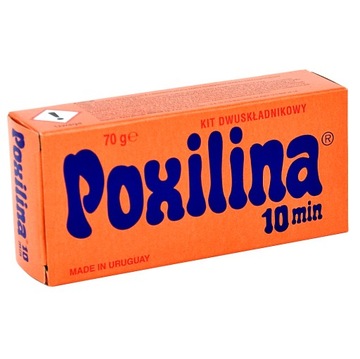 Kit dwuskładnikowy klej epoksydowy Poxilina 70 g