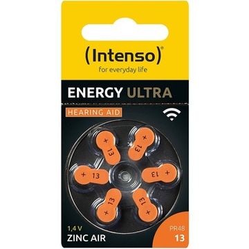 INTENSO BATERIE DO APARATU SŁUCHOWEGO PR48-13 1,45 V 6szt CYNKOWE WYDAJNE