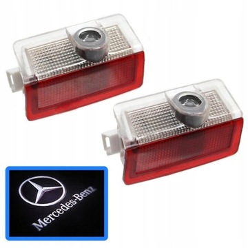 PROJEKTOR LED LOGO DRZWI MERCEDES W212 GLC GLS GLE