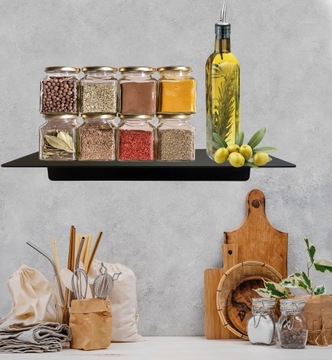 ПОЛКА КУХОННАЯ НАСТЕННАЯ МЕТАЛЛИЧЕСКАЯ ЛОФТ, СОВРЕМЕННАЯ, УНИВЕРСАЛЬНАЯ