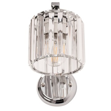 ГЛАМУРНЫЙ НАСТЕННЫЙ СВЕТИЛЬНИК, ХРУСТАЛЬНЫЙ ХРОМ