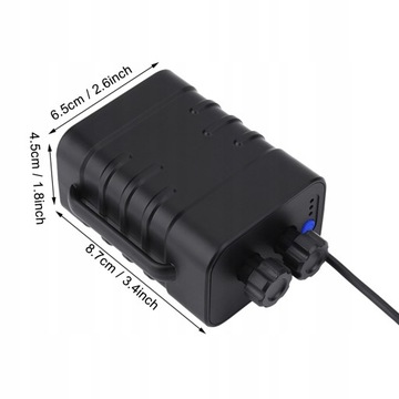 USB 8,4 В 18650 Водонепроницаемый ДЕРЖАТЕЛЬ ДЛЯ АККУМУЛЯТОРА ДЛЯ
