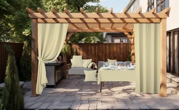 Садовые шторы 155x200 водонепроницаемая занавес для беседки на беседке