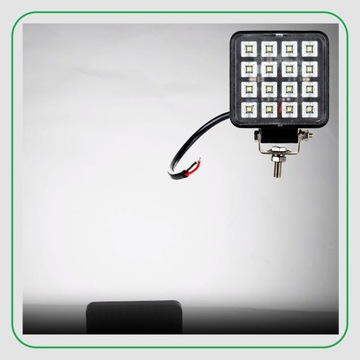 LAMPA ROBOCZA 16xLED 12V 24V HALOGEN Z WŁĄCZNIKIEM