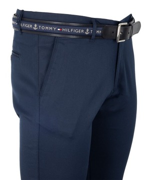 БРЮКИ ИЗ ТКАНИ, БОЛЬШИЕ ТЕМНО-СИНИЕ, H48, 124см