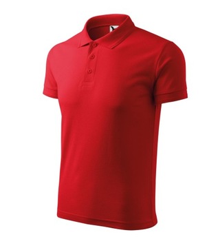 XL koszulka polo męska Pique bawełna MALFINI 203 elegancka WZMACNIANA