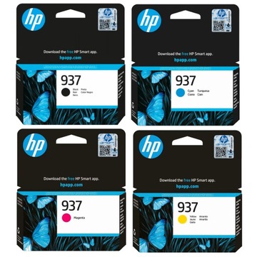 TUSZE HP 937 OFFICEJET PRO 9110b 9117b 9120b 9120e 9132e 9730e 9135e 9720e