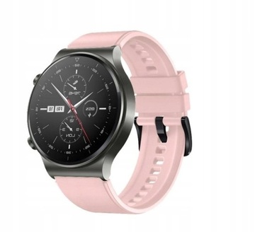 PASEK OPASKA DO HUAWEI WATCH GT 2 3 4 GT2 GT3 GT4 PRO GT2e 46mm 48mm RÓŻOWA
