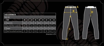 Мотоциклетные брюки-карго TRILOBITE ACID SCRAMBLER BROWN R.34 | ПРОДАЖА -30%