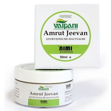 Ajurwedyjski Krem do Twarzy Na Dzień Amrut Jeevan 50ml Vaipani