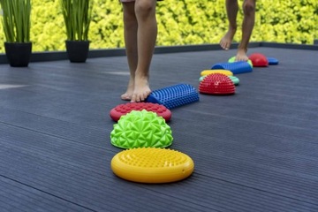 Сенсорный путь для детей, набор из 11 дисков для тренировки баланса