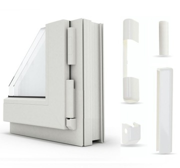 ROTO NT OSŁONKI NASADKI ZAŚLEPKI NA ZAWIAS BIAŁE DO OKIEN