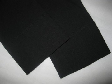 MARCCAIN MARC CAIN czarna bluzka z ozdobnym suwakiem r. S/M (jak NOWA)