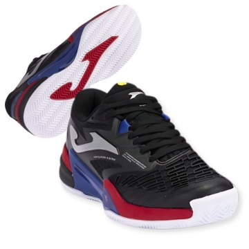 Buty Sportowe do Tenisa Męskie Joma T.Roland Clay Black Red Rozmiar 44