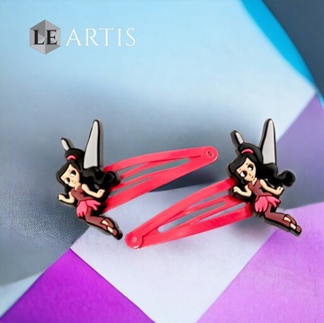 Детские металлические запонки с резиновым декором.