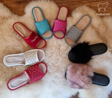ТАПОЧКИ, ТАПОЧКИ ЖЕНСКИЕ, ГОРСКИЕ, КОЖАНЫЕ ТАПОЧКИ, ТАПОЧКИ, ТАПОЧКИ PODHALOVE