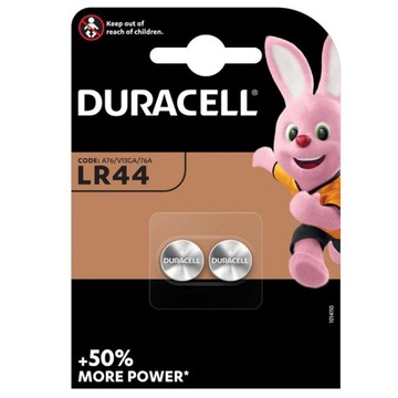 2 x DURACELL LR44 AG13 ЩЕЛОЧНАЯ БАТАРЕЯ – БЫСТРАЯ
