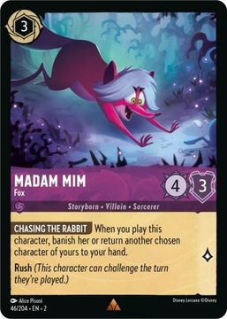 Disney Lorcana 2ROF #046 Madam Mim - Fox