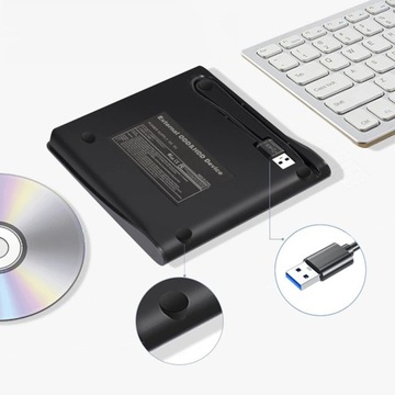 ВНЕШНИЙ ПРИВОД CD-R DVD-RW РЕКОРДЕР USB 3.0