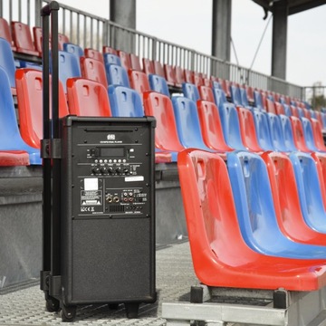 Активная колонна с батарейным микрофоном CD MP3 мощностью 160 Вт