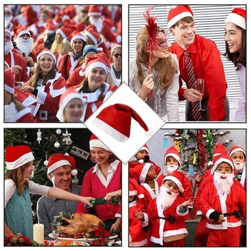 ПЛАТЬЕ-ШАПКА САНТЫ ПЛАТЬЕ С ПОМПОМ КОСТЮМ