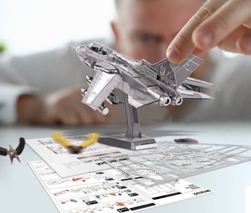 3D модель Piececool Metal Puzzle - Реактивный самолет