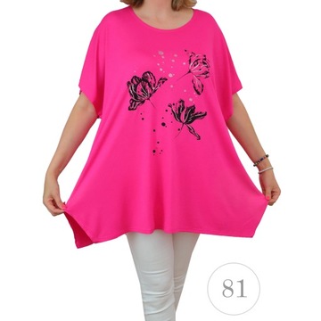 Длинная женская блузка Viscose Geila 5xl 6xl Colors