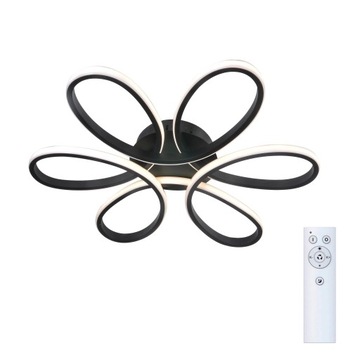 ANDROMEDA III Lampa sufit ring PLAFON okrąg żyrandol 92cm LED z pilotem 82W