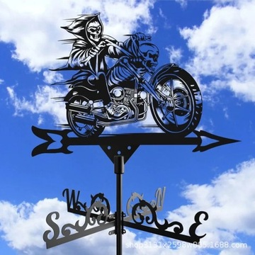 Outdoor Garden Iron Weather Vane Home Roof Wind Vane Wind Spinner