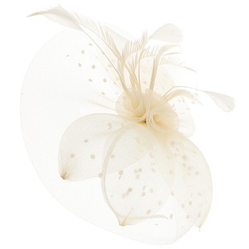 RETRO FASCINATOR DAMSKI KAPELUSZ MINI SPINKI NA GŁOWĘ