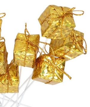 PREZENCIKI NA DRUCIKU 12SZT OZDOBA STROIK