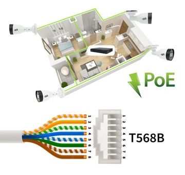 КАМЕРА НАБЛЮДЕНИЯ БЕЛАЯ ТРУБА IP 4K 8mpx ONVIF ПРИЛОЖЕНИЕ POE МИКРОФОН DVS