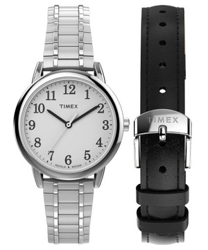 Timex Damski kwarcowy zegarek analogowy z paskiem
