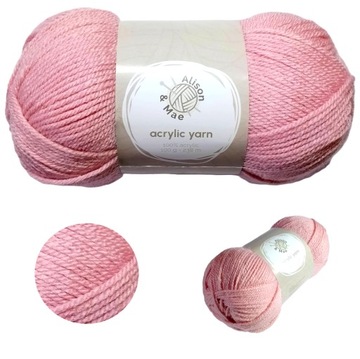WŁÓCZKA AKRYLOWA 238 metrów 100 gram włóczki