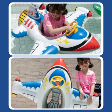 НАДУВНОЙ МАТРАС САМОЛЕТ POINTON ДЛЯ ДЕТЕЙ У ВОДЫ У БАССЕЙНА LIFEBUY