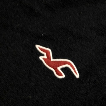 HOLLISTER _ IDEALNY CIEPŁY SWETER Z LOGO _ S/M