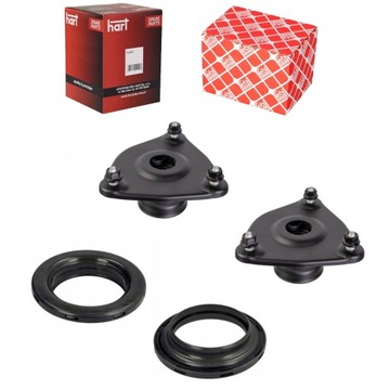 2× HART 483 509 DRŽÁKY TLUMIČE + FEBI BILSTEIN 10091 LOŽISKO VÁLCOVÉ