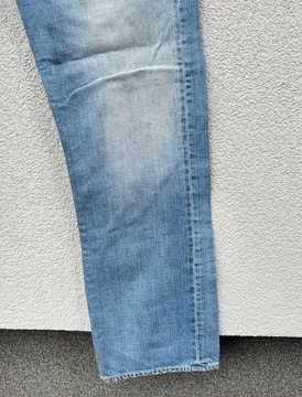 Levis 501 błękitne niebieskie spodnie jeansowe W38 L32