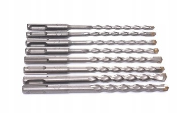 СВЕРЛА ПО БЕТОНУ СВЕРЛА SDS PLUS НАБОР СВЕРЛ 8 ШТ.