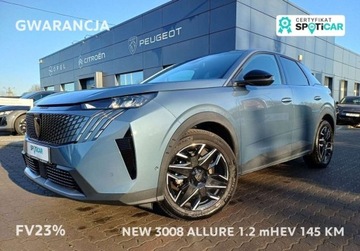 Peugeot 3008 III 2024 Peugeot 3008 Allure 1.2 mHev 145 KM e-DCS6 Demo GWARANCJA FV23 1.2