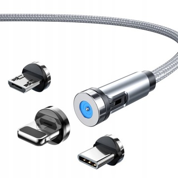 Obrotowy magnetyczny kabel do transmisji danych