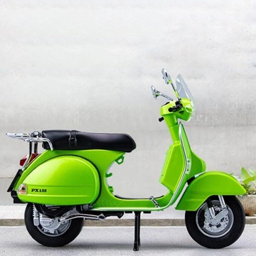 Литая под давлением модель мотоцикла для отдыха в масштабе 1:10, зеленый